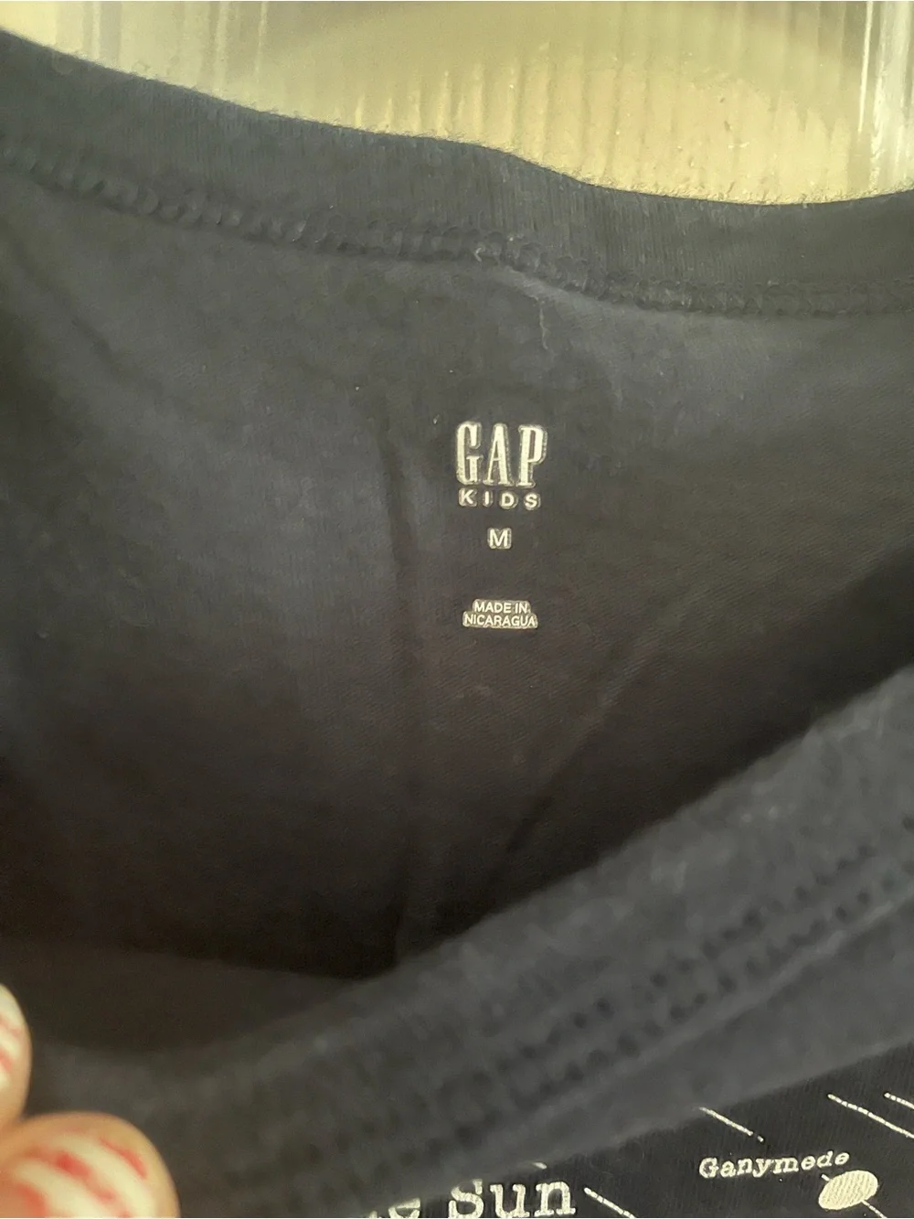 GAP Navy Blue Solar System Graphic Tee